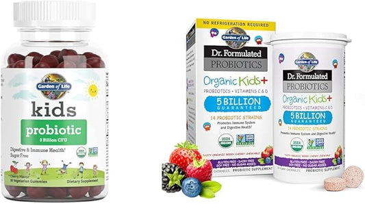 Garden of Life Kids Probiotics Gummies, Chewables 3 Billion 5 Billion