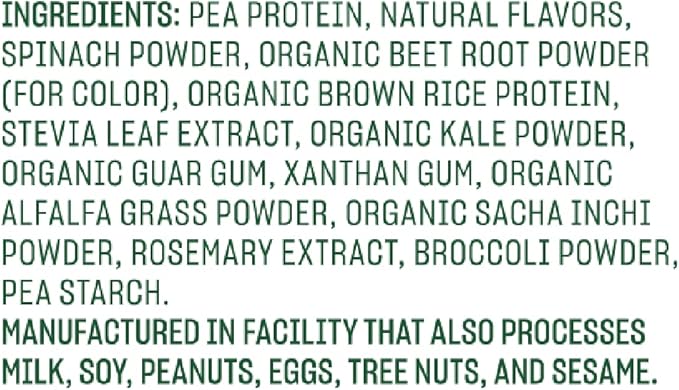 Vega Protein and Greens Protein Powder, Berry 20g Plant 1.3 lbs