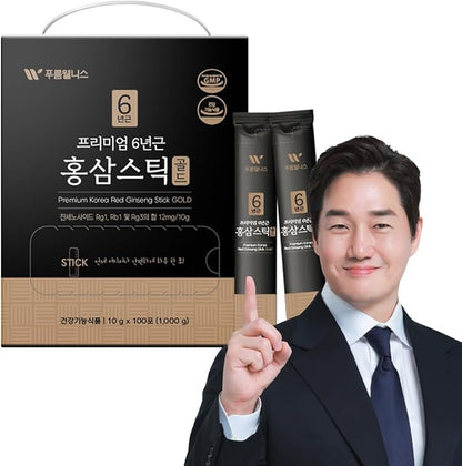 Korean Red Ginseng Sticks –Premium Red 12mg] 100p) 100p)