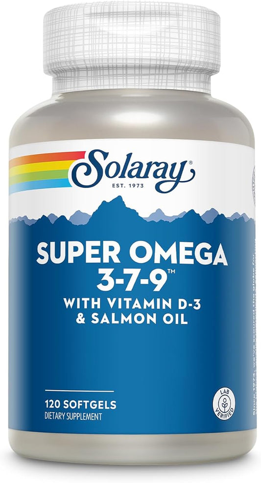 Solaray Super Omega 3 7 9 120ct