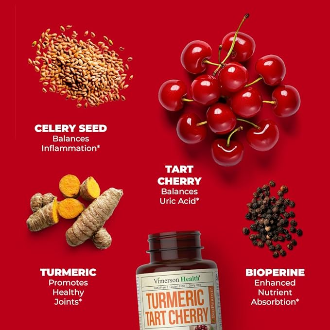 Turmeric Curcumin & Tart Cherry Extract 2 Pack