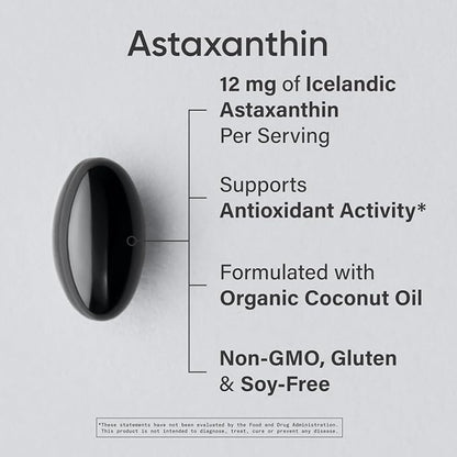 Sports Research Triple Strength Astaxanthin 12mg 60 Softgels
