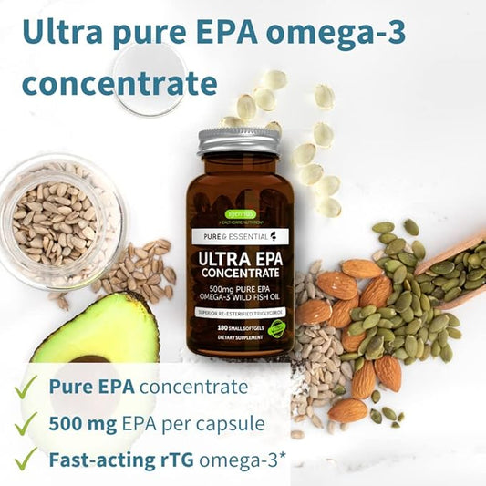 Ultra Pure EPA, Omega-3 Concentrate 500 180 Small
