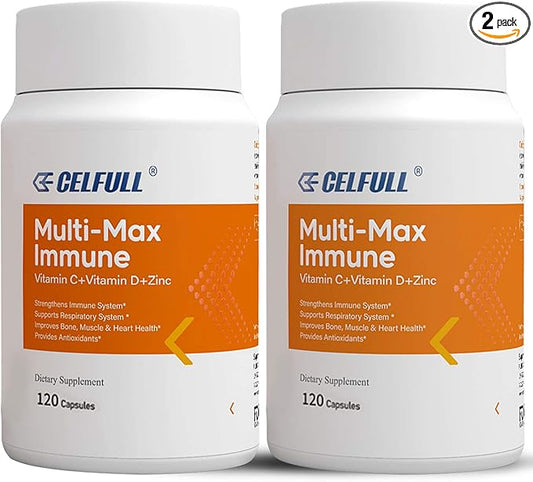 Multi-Max Immune Support Supplement 4 Month 120 Capsules 2 Pack
