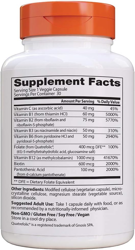 Doctor's Best Fully Active B Complex, 30 Count