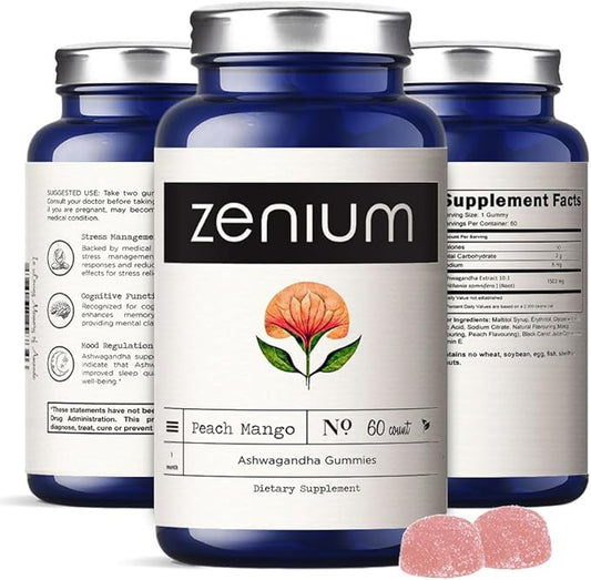 Ashwagandha 3,000mgs Gummy KSM-77+ High 10% Withanolide 60 Count