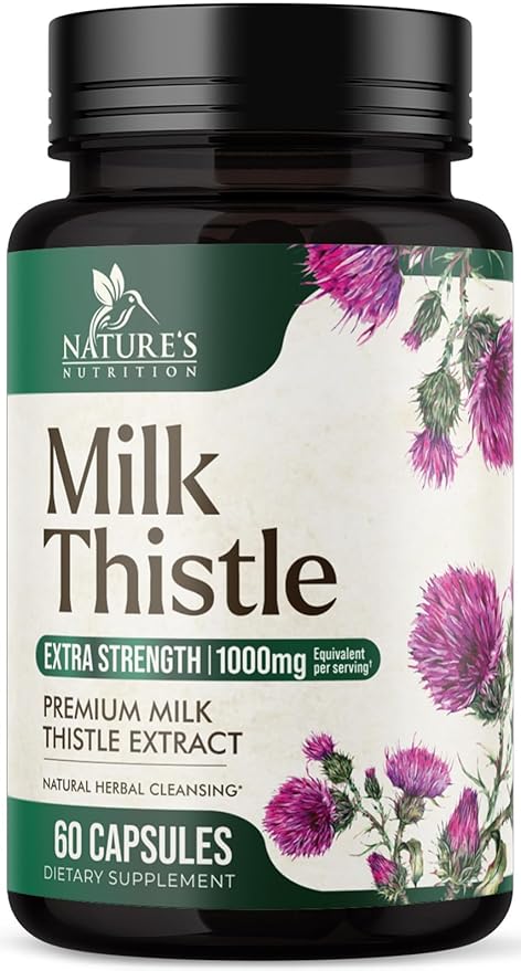Nature's Milk Thistle 1000mg 60 Capsules