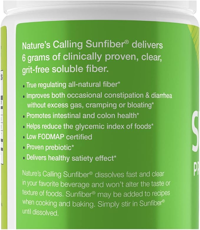 NATURE'S CALLING All-Natural Fiber Supplement 30 Servings (7.4 oz)