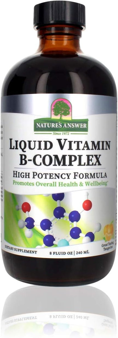 Nature's Answer Liquid Vitamin B-Complex Supports 8oz