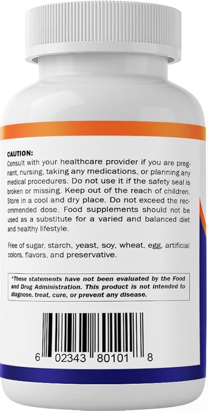 Vitamatic Valerian Root 5000 mg Equivalent 240 Capsules 20X Concentrated 20:1 250mg 250mg -
