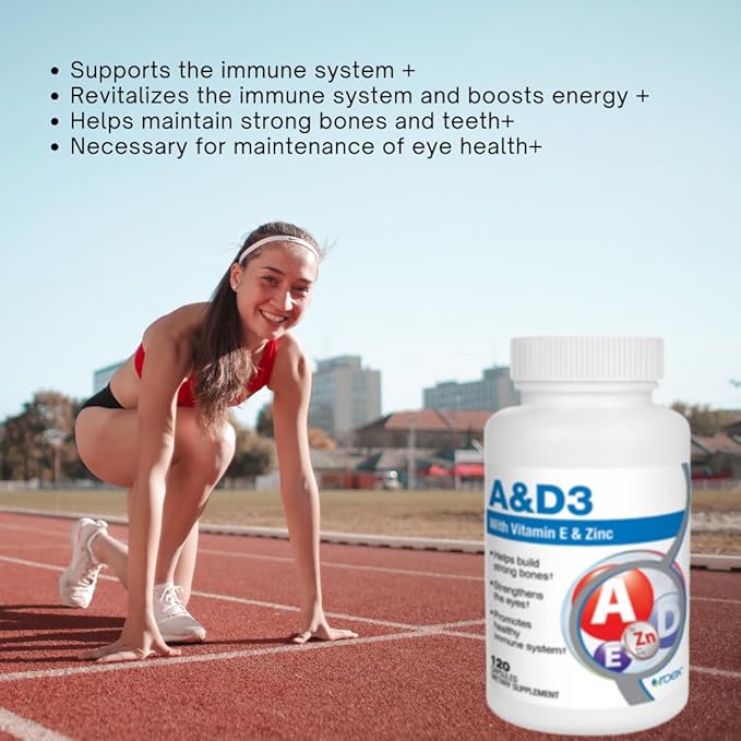 Roex Vitamin A and D Plus 120 Count