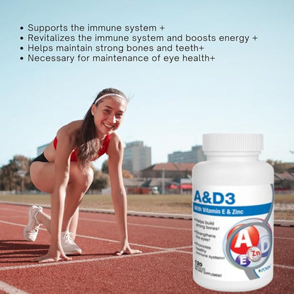 Roex Vitamin A and D Plus 120 Count