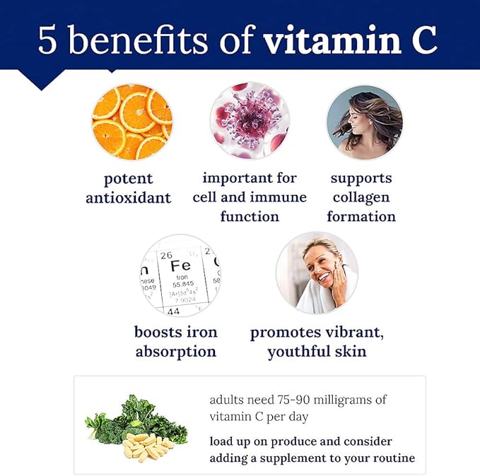 The Vitamin Shoppe Active-C with Bioflavonoids, 500 MG (100 Tablets)