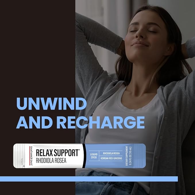 JungKwanJang Relax Support Rhodiola Rosea (800mg), 10 Count