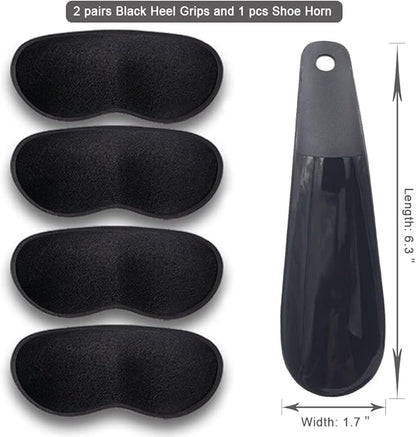 Dr. Foot Heel Grips for Men 2 Pairs+ 1 Shoe