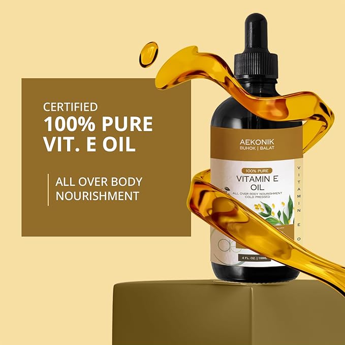 Organic Vitamin E Oil 4-Oz of