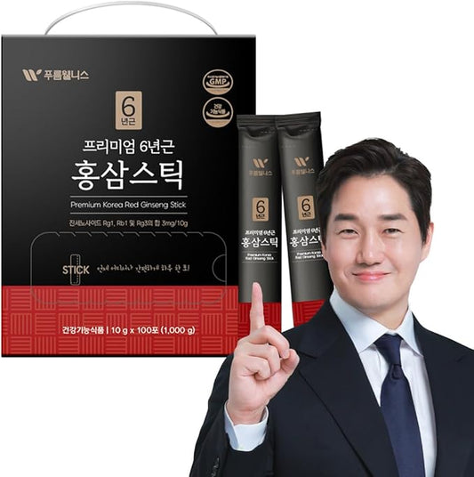 Korean Red Ginseng Sticks –Premium Red 3mg] 100p) 100p)