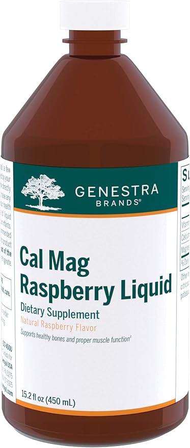 Genestra Brands Cal Mag Raspberry Liquid 15.2 fl.