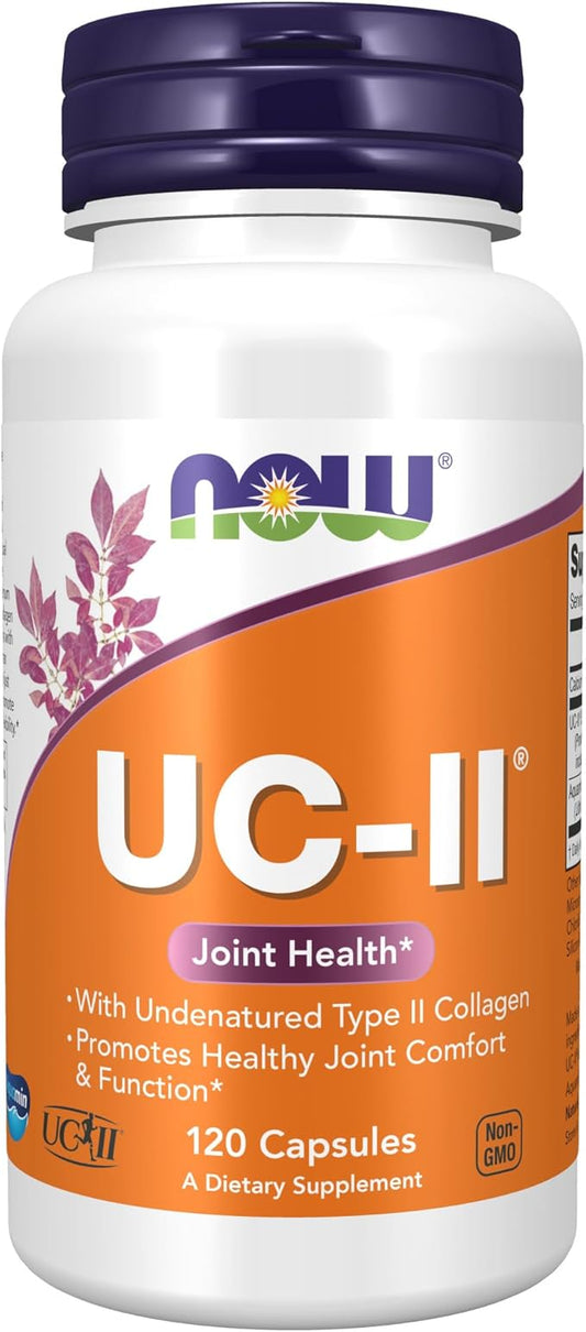 NOW Supplements, UC-II Type II Collagen 120 Veg