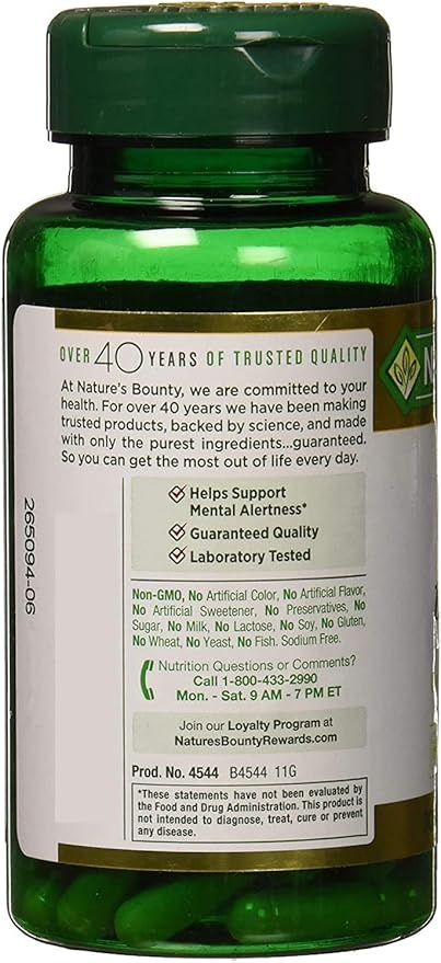 Nature's Bounty Ginkgo Biloba 120 mg 100 ea 3)