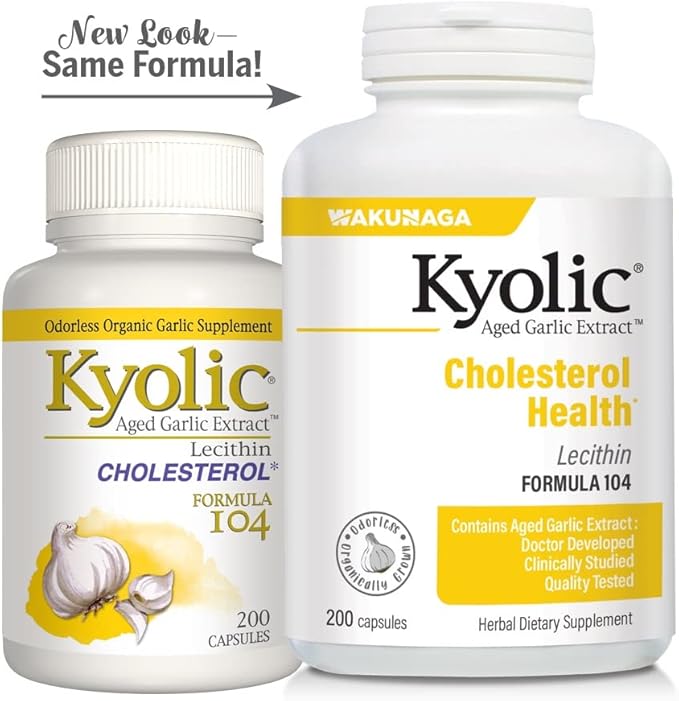 Kyolic Aged Garlic Extract Formula 104 200 Capsules