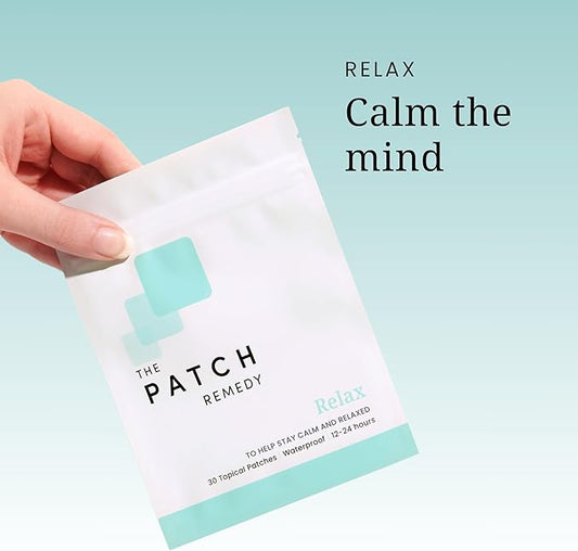 The Patch Remedy Relax Patches 30 Topical B6, Rhodiola