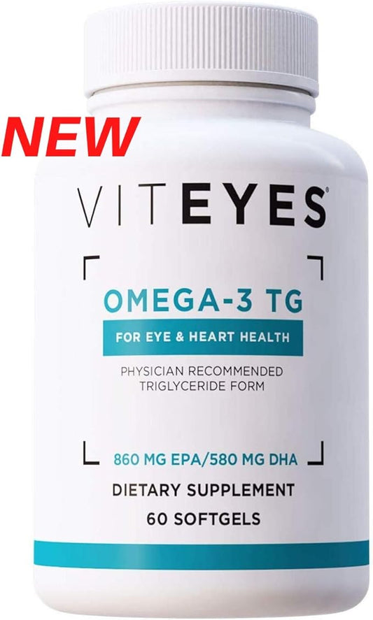 Viteyes Omega-3 TG Eye & Heart 60 Count