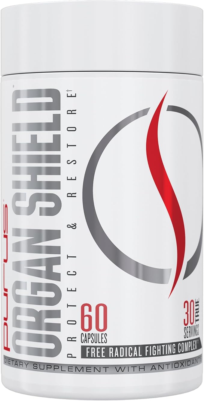 Purus Labs Organ Shield Active Antioxidant 30 Servings, 60 Gelatin