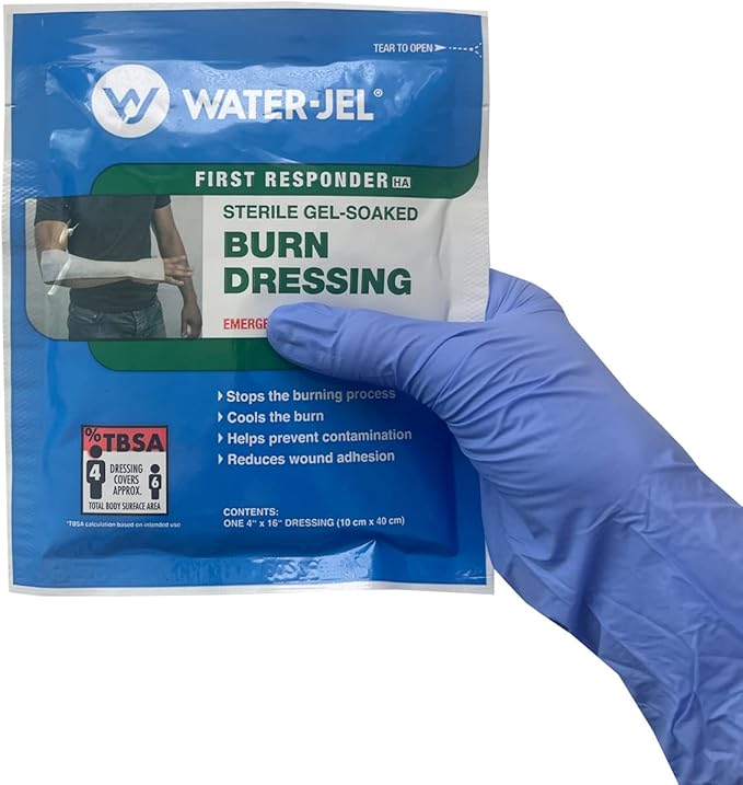Water Jel Burn Dressing, Sterile 4 16 from