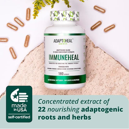 Immuneheal – Adaptogen, Immune System Booster (180 Capsules)