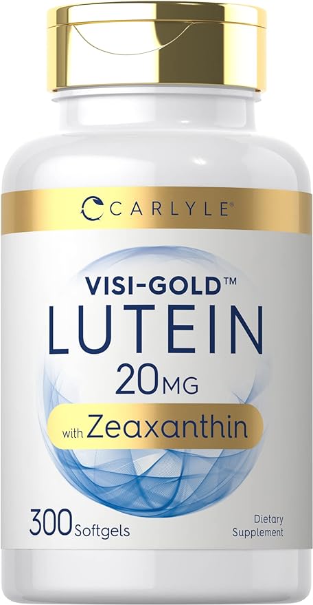 Carlyle Lutein and Zeaxanthin 20mg 300 Softgels
