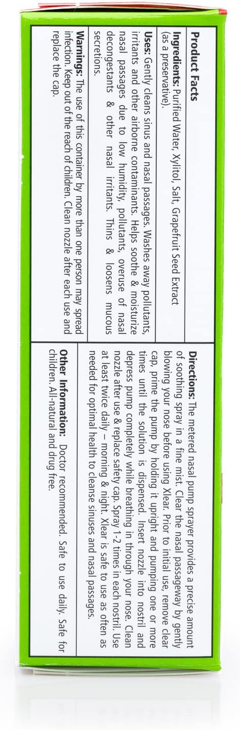 Xlear Nasal Spray with Xylitol, 1.5 3)