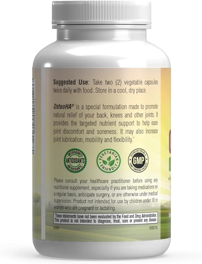 OsteoHA Joint Health Formula (120 Vegetable