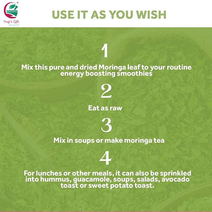 Moringa Leaves Loose 1 LB 100% natural