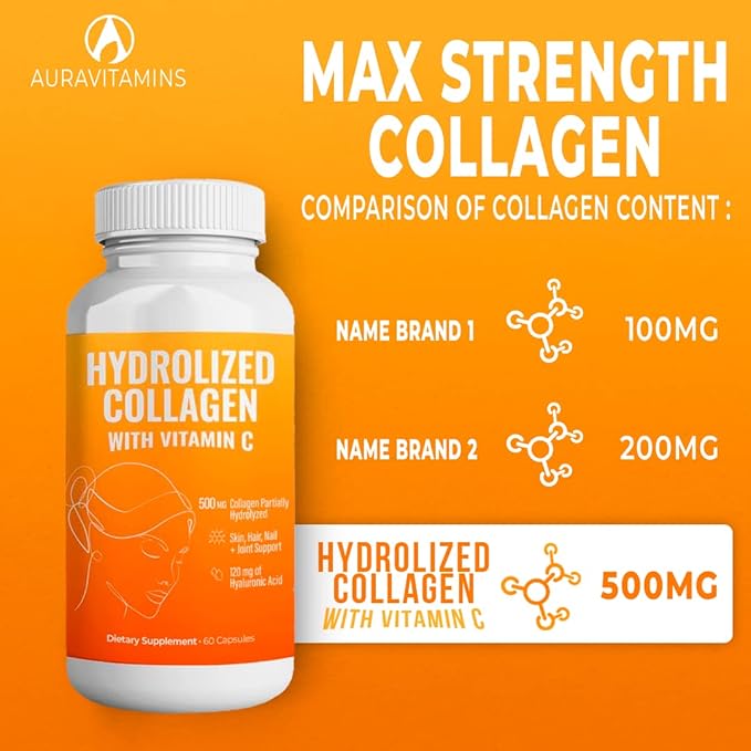 Hydrolyzed Collagen Powder Supplement 200gr (Capsules)