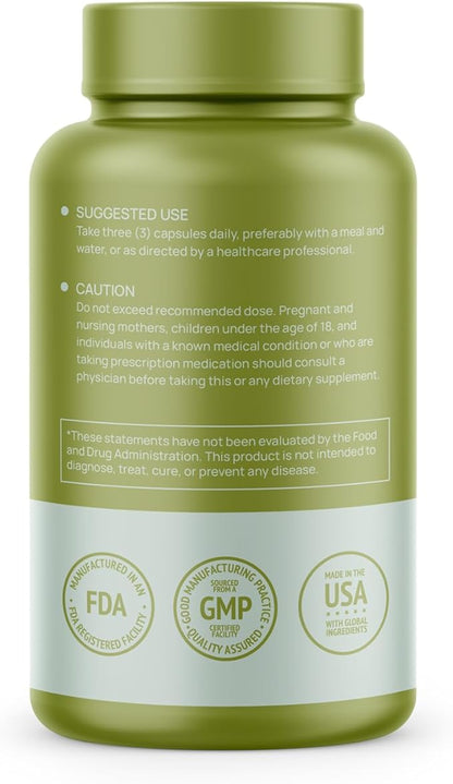 Certified Organic 2000mg Korean Red Panax 120 Vegan