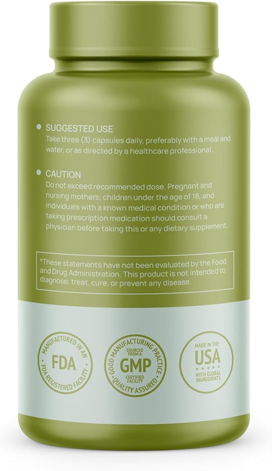Certified Organic 2000mg Korean Red Panax 120 Vegan