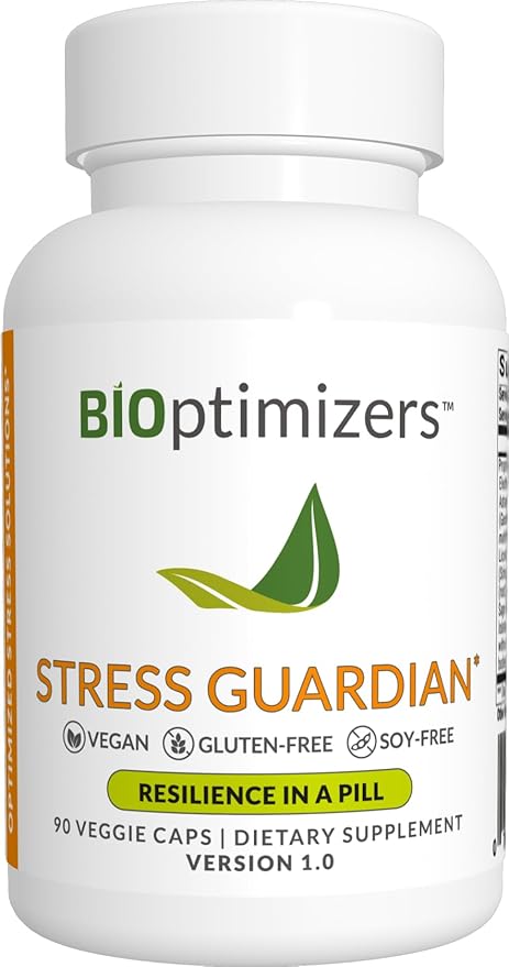 BiOptimizers Stress Guardian – Stress Relief 90 Capsules