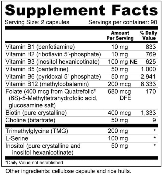 Wellness Resources Super Coenzyme B Complex (180 capsules)