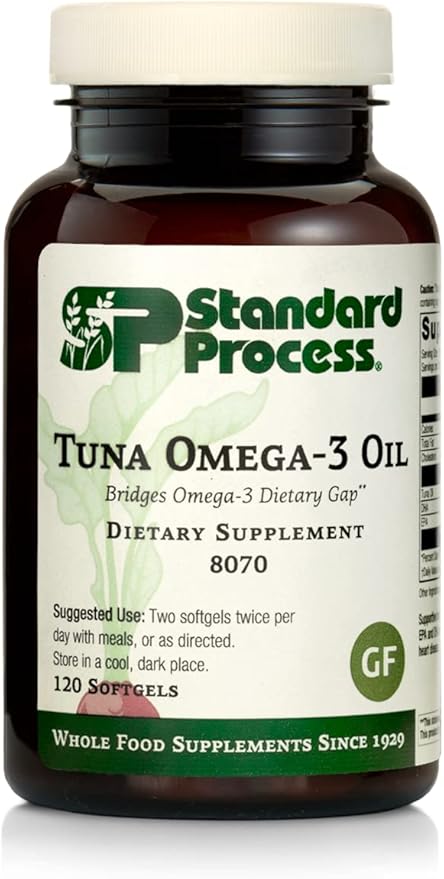 Standard Process Tuna Omega-3 Oil EPA 120 Softgels