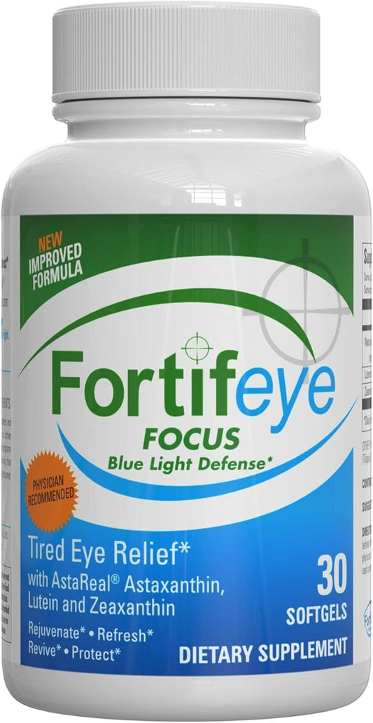 Fortifeye Focus Eye Care Supplement 30 Softgel