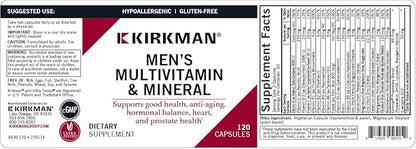 Kirkman 60 to 90 Men’s Multi-Vitamin 120 Vegetarian