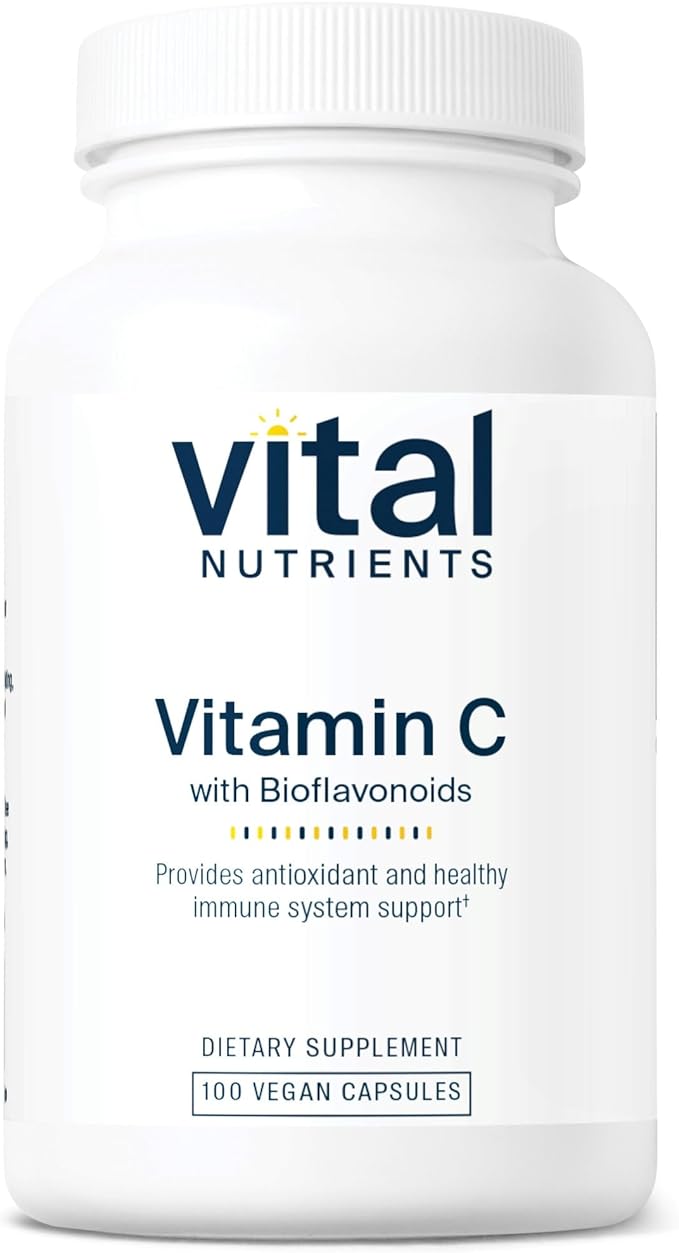Vital Nutrients Vitamin C with Bioflavonoids 1000mg Vitamin 500mg Citrus 100 Capsules