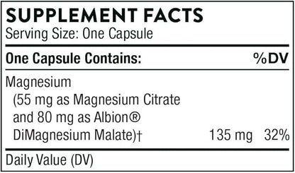 THORNE Magnesium CitraMate 90 Capsules