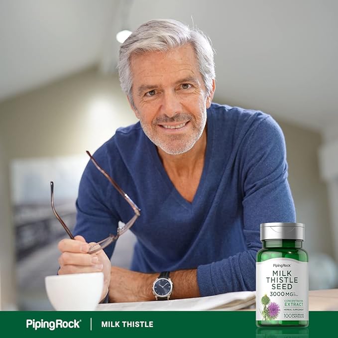 Piping Rock Milk Thistle Supplement 3000mg 100 Capsules