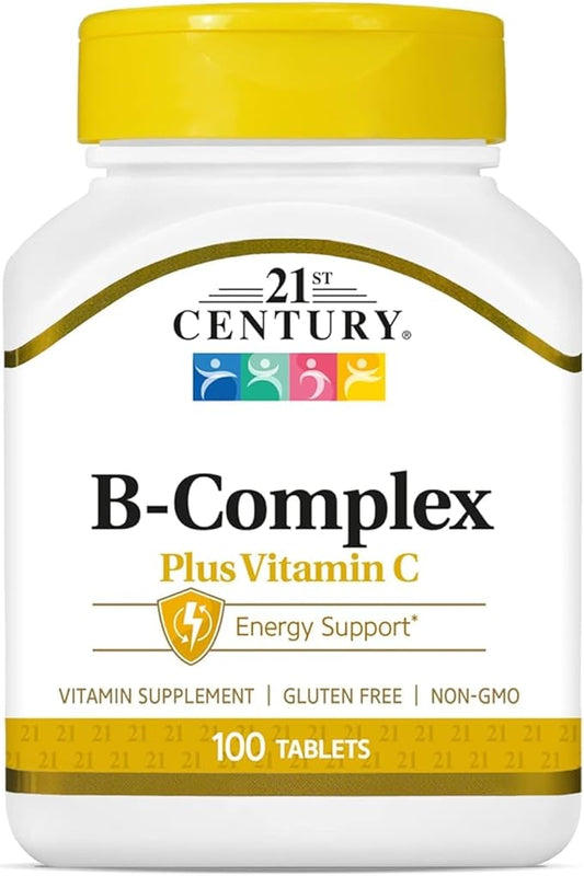 21st Century Healthcare, B Complex Plus 100 Count 1)
