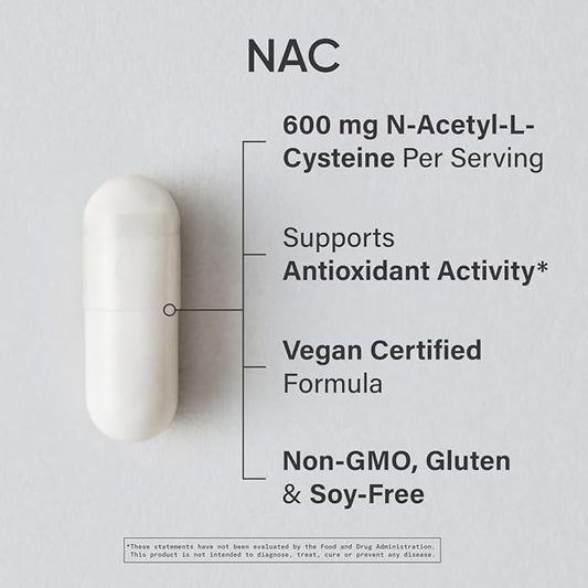 Sports Research N-Acetyl L-Cysteine (NAC) 600mg, 90 Veggie