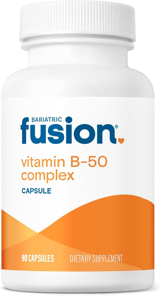Bariatric Fusion Vitamin B-50 Complex 8 B B12 | 90 Count 3 Month