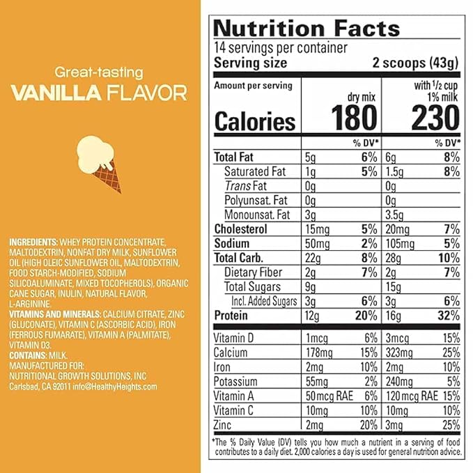 Healthy Height Grow Daily 3 Protein