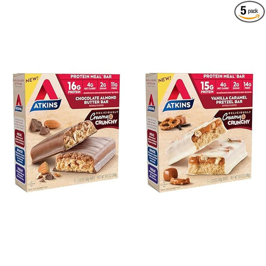Atkins Chocolate Almond Butter Protein Meal 5 Count 5 Count